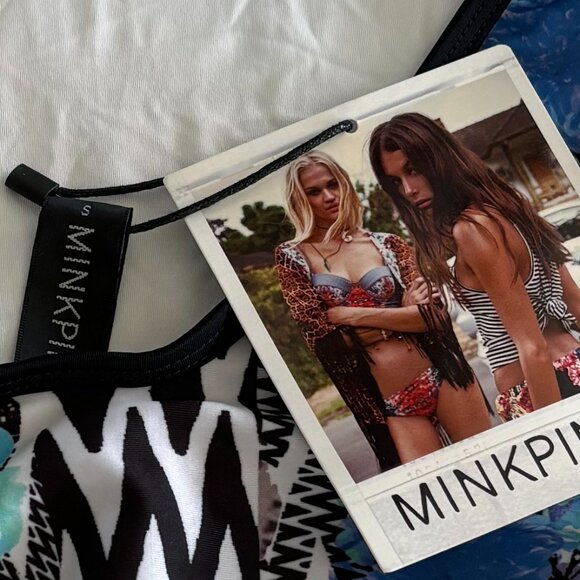 MinkPink One Piece Bathing Suit - Size Small - NWT - Picture 2 of 8
